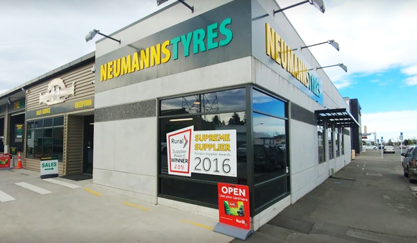 Neumanns Tyres store front
