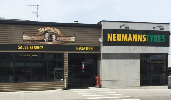 Neumanns Tyres new signage