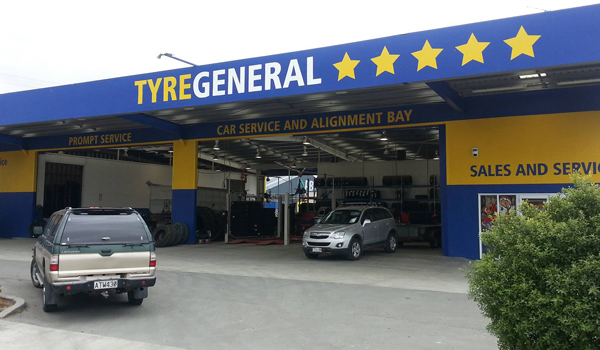 Tyre General Washdyke store front